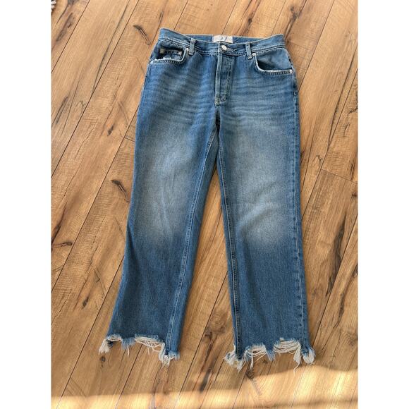 We The Free Free People size 27 cropped jeans - Picture 1 of 5